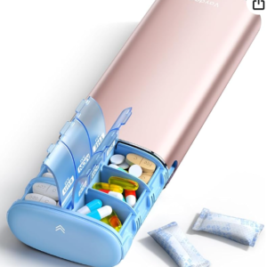 Weekly Pill Organizer — Large Capacity Medication and Vitamin Organiser