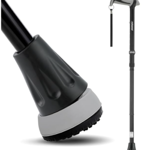 All Terrain Foldable Walking Cane — Adjustable Collapsible Mobility Aid for Seniors